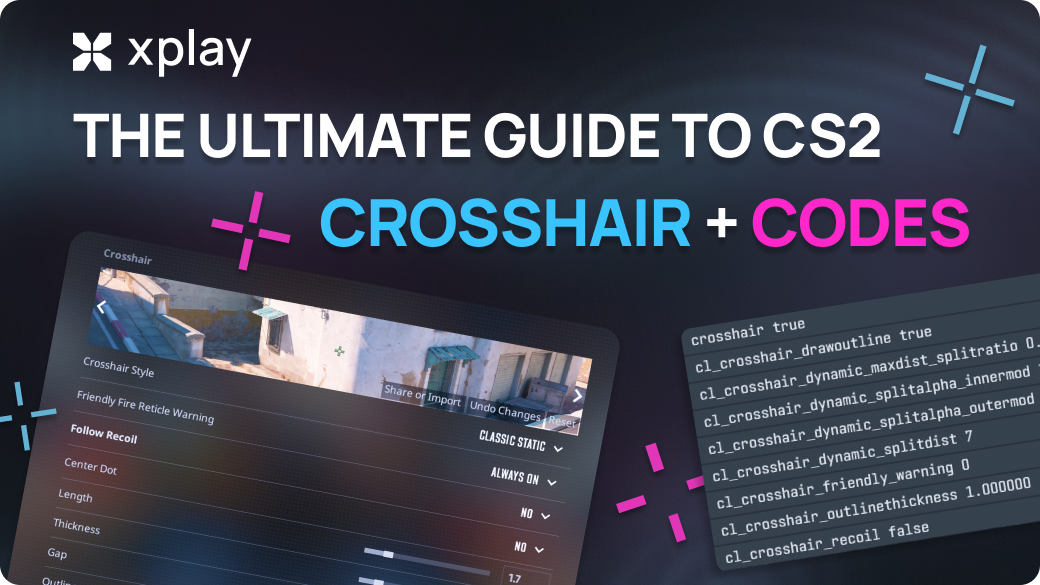 CS2 Crosshair Codes Guide 2026 (Pro Settings)
